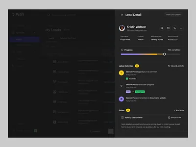 Dashboard - Side Tab analytics app design dark theme dashboard dashboard design loan mortgage mortgage dashboard product product design saas saas dashboard saas product side tab sidebar ui user experience web app