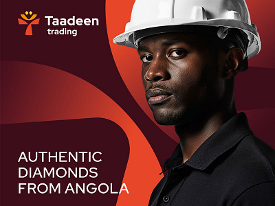 Diamonds of Angola branding graphic design logo