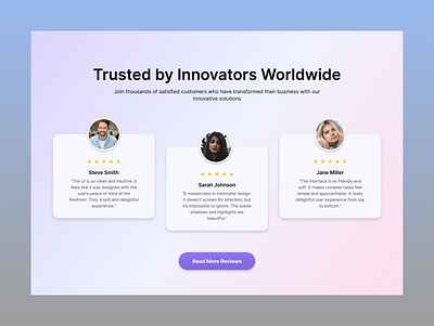 Testimonials Section - Daily UI Challenge 39 daily ui 39 daily ui challenge 39 testimonial cards testimonial daily ui testimonial page testimonial page ui testimonial section testimonial section design testimonial section ui testimonial section uidesign testimonials testimonials daily ui testimonials design testimonials ui testimonials uidesign web design