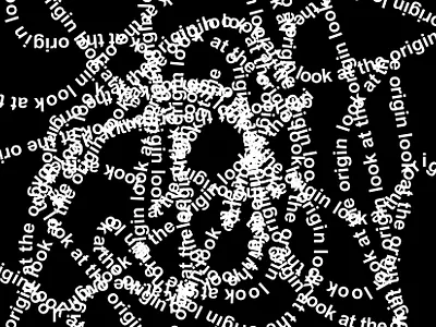 Look at the origin art design illustration nature type