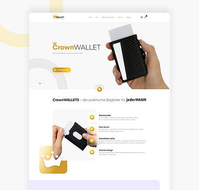 Wallet Online Shop adobe xd clean design ecommerce figma graphic design mockup mockup design online shop online shopping online store shop shopify store ui ui design uiux design ux design web design