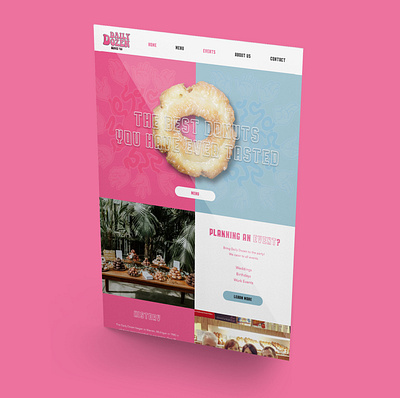 Daily Dozen Doughnuts design web design web development website design website development