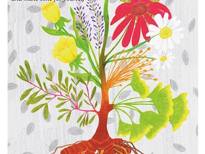 Breathe magazine cover (self initiated) art design editorial illustration nature