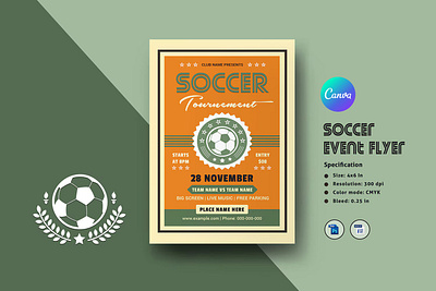 Soccer Tournament Flyer Template flyer invitation