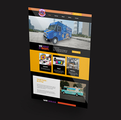 Venture Foods Truck Wraps design web design web development website design website development