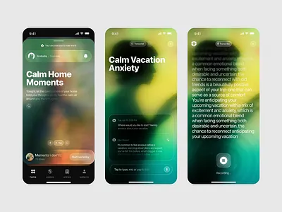 AI Meets Journaling – Oryl App ai app app app design app ui app ux design journaling minimal orix oryl product design sajon ui ux