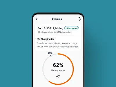 Fintech Startup — Fleet EV Charging Concept I battery status charge limit data visualization design exploration ev charging interaction design mobile app motion design product design ui ux visual exploration