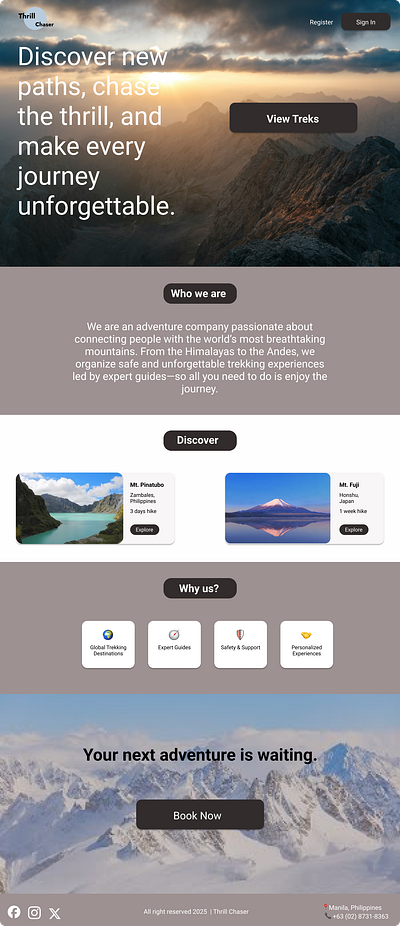 Day 3 - Landing Page graphic design ui
