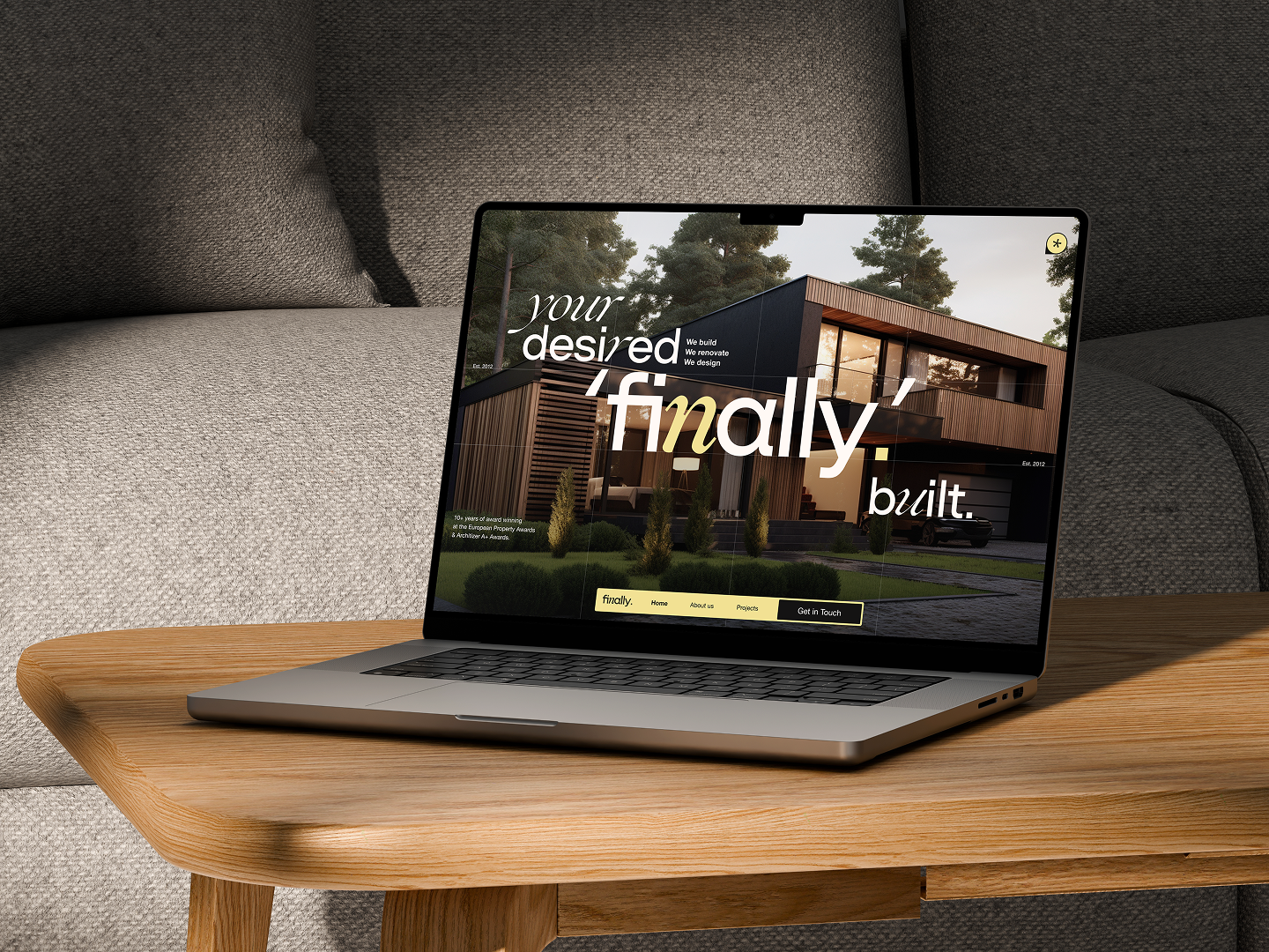 Website for Architect studio architect studio interaction design uxui webdesign website concept