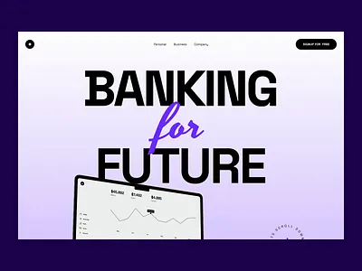 Banking Landing Page Design animation bank banking card design design on demand figma finance fintech landing landing page mockup principle prototype startup ui unlimited ux web web design