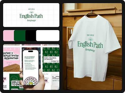 English language school | Brand Identity brand identity branding design english english language school graphic design identity illustration logo smm social media
