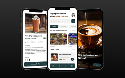 Coffee Shop App figma ui uidesign uiux uiuxdesign ux uxdesign