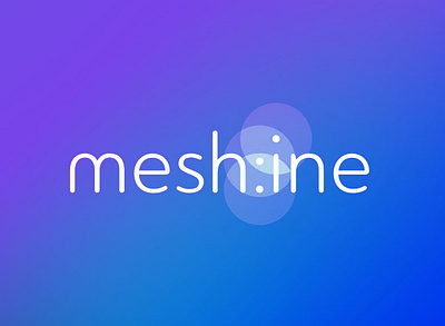 mesh:ine branding circle corporate identity design logo logo design minimal