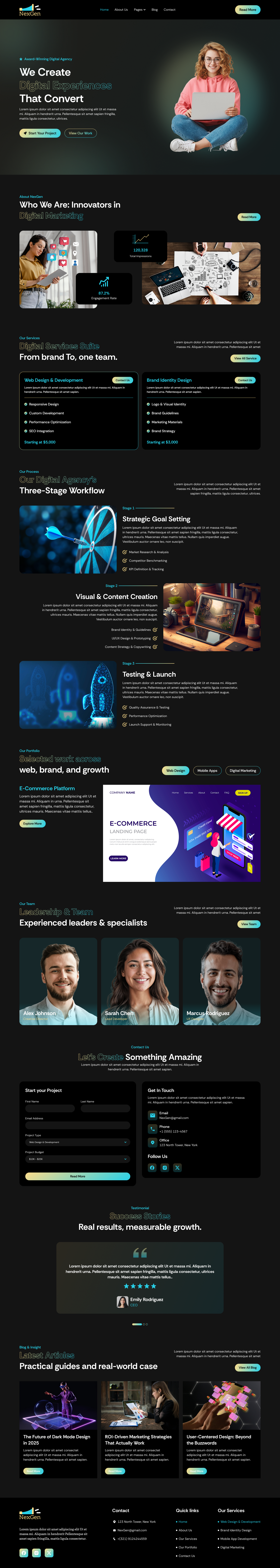 🚀 Digital Marketing Website – Smart, Modern & Conversion-Focuse