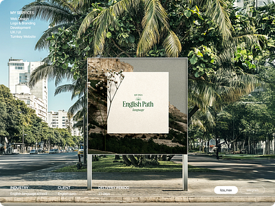 English language school | Brand Identity brand identity branding english english language school graphic design identity illustration logo smm social media vector visual identity