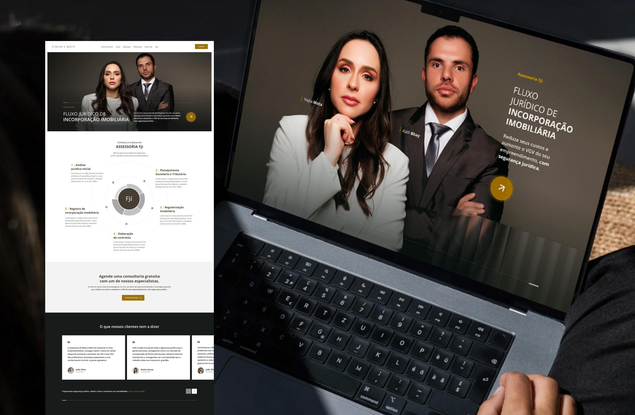 Landingpage Bhay e Mota landingpage
