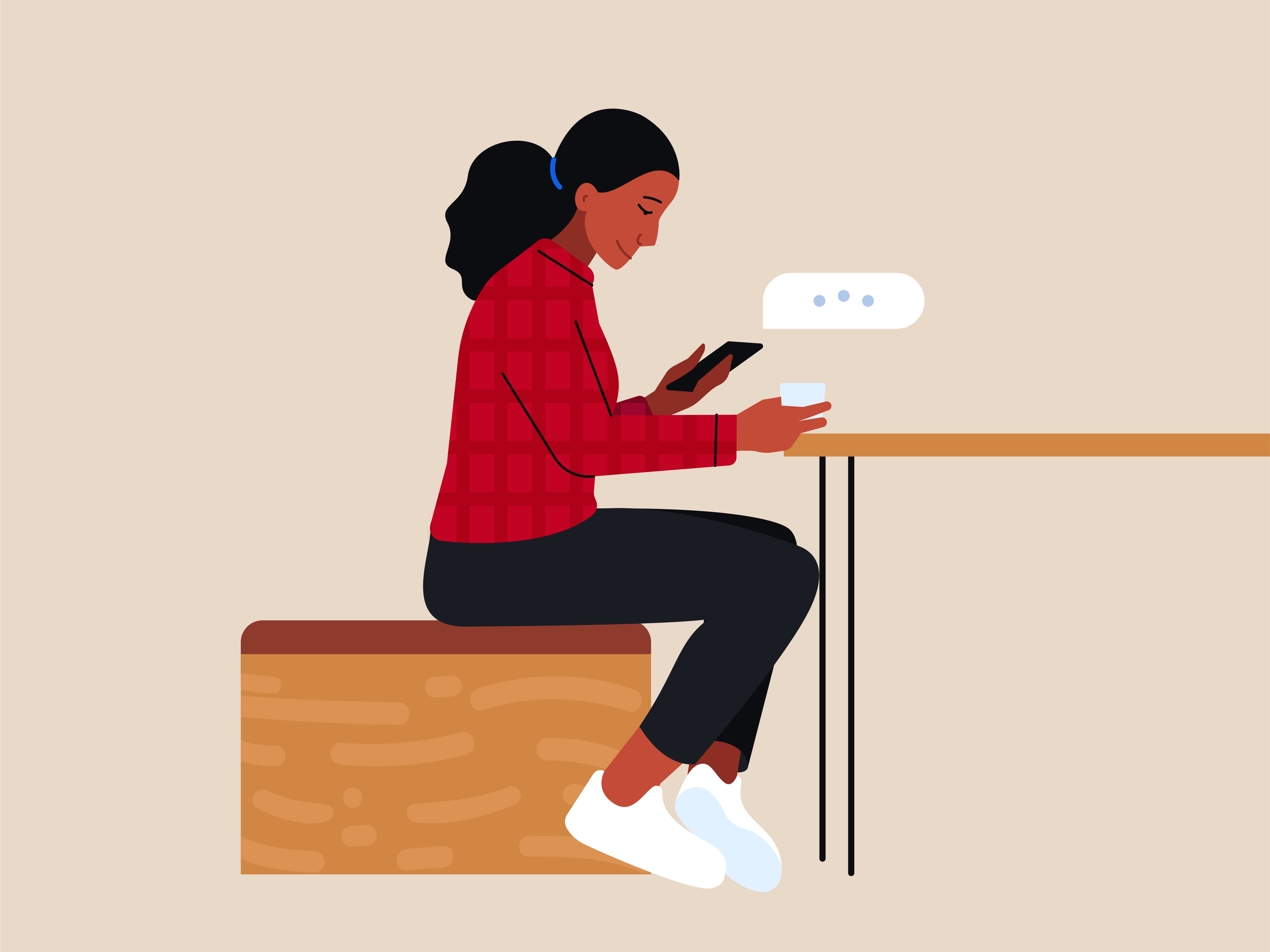 📱 digital illustration graphic design illustration illustrator phone product illustration vector visual design