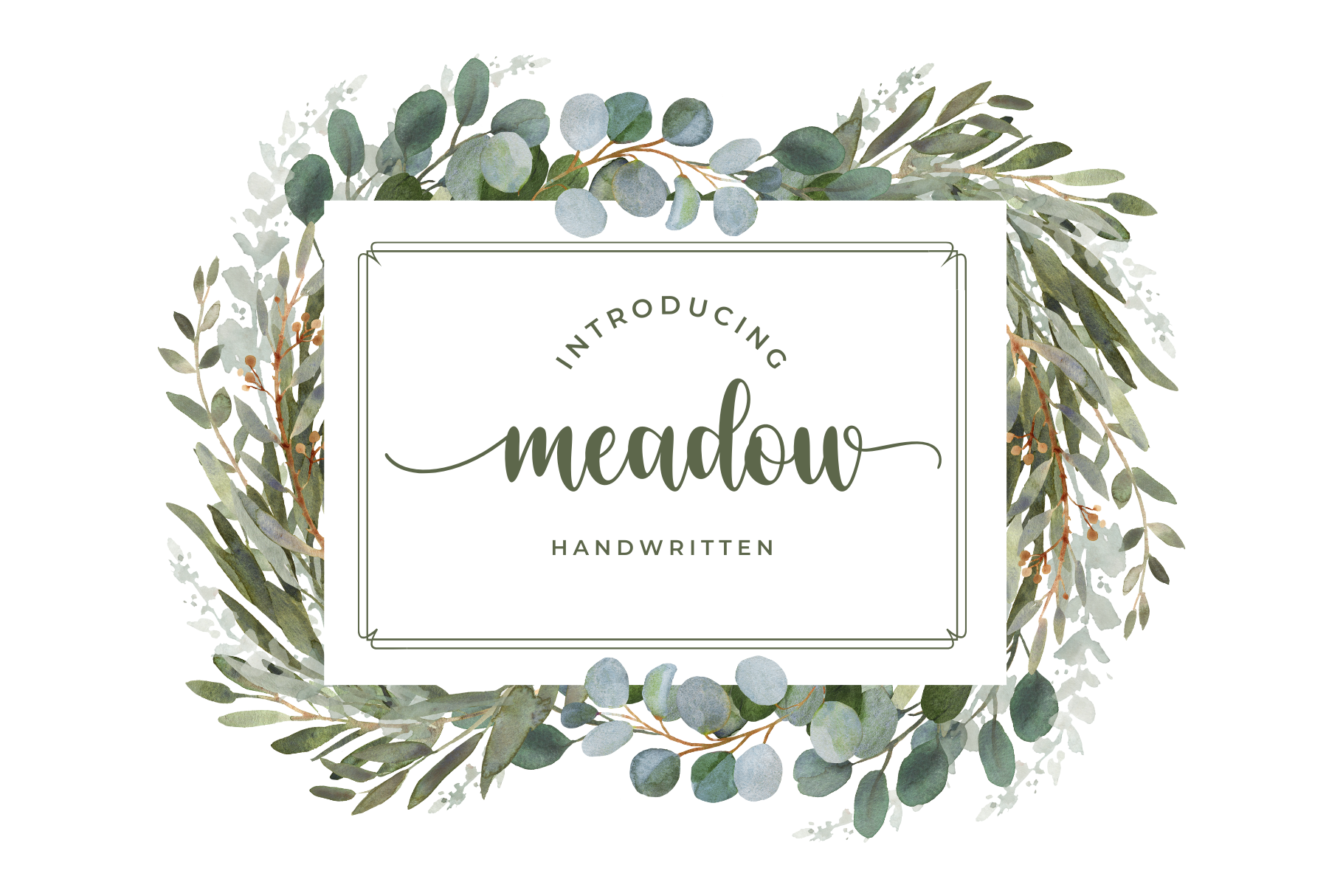 meadow font best branding font graphic design handwritten logo meadow quality script typography