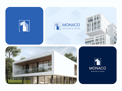 Monaco Windows & Doors — Architectural Identity animatedlogo architecturaldesign brandexploration brandidentity branding cleanidentity designstudio house identitydesign logo logodesign logoexploration logoinspiration minimaldesign motiondesign motiongraphics visualidentity