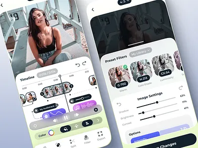 Video Editor Concept app design dashboard edit editor films mobile mobile app mobile app design movie panel tool ui uiux ux video