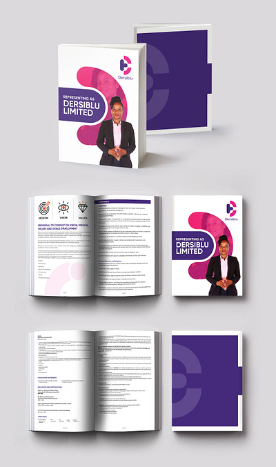 DERSIBLU PROFILE branding design typography