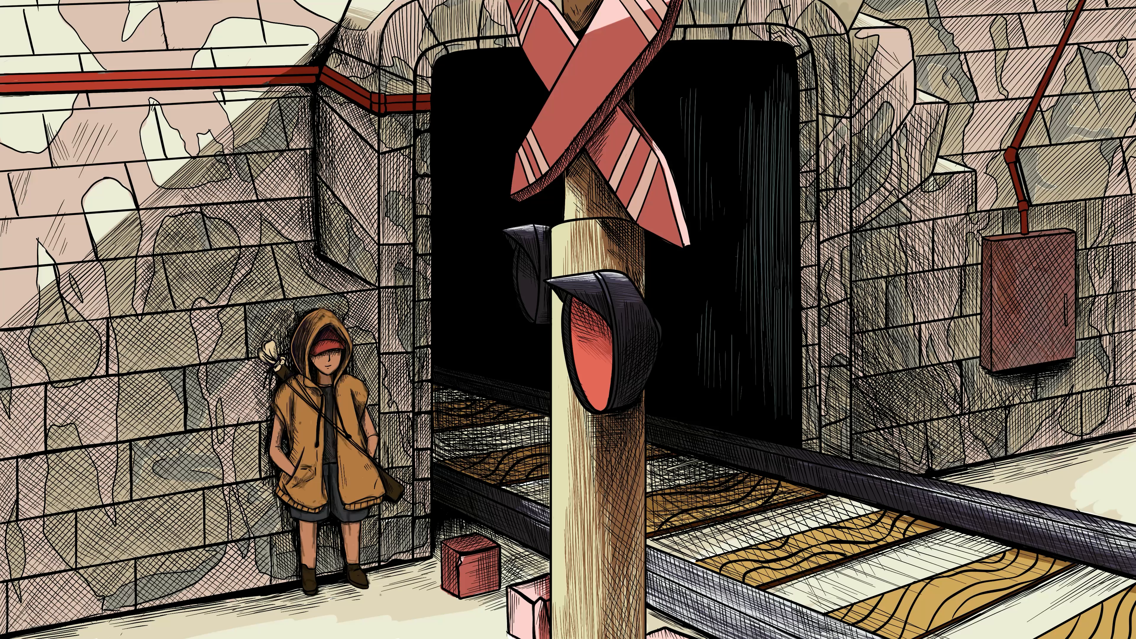 Example of Hand Drawn Loop Animation Poster