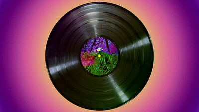 Lo-Fi Land 4 - Animation 3d album album art animated animation branding design gif gif design graphic design illustration motion design motion graphics music photoshop pink purple record vector