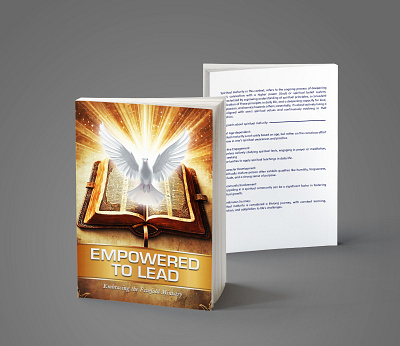 Empowered to Lead - Christian Book design graphic design typography