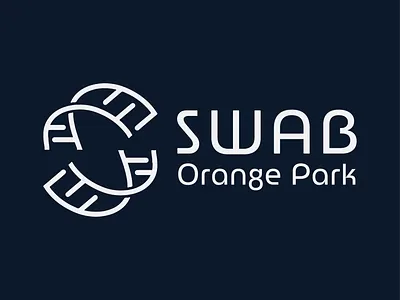 SWAB ORANGE PARK brand identity brand identity design brand logo branding design dna logo dna mobile test logo graphic design letter s logo logos orange park swab