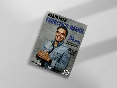 Comedy Degens Francisco Ramos Flyer flyerart