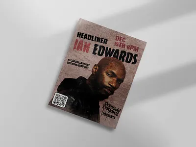 Comedy Degens Ian Edwards Flyer flyerconcept