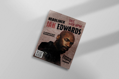 Comedy Degens Ian Edwards Flyer flyerconcept
