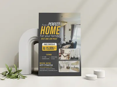 Perfect Home Selling/ Renting Flyer mockupflyer