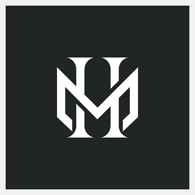 Letter MH or HM Logo hmlogo letter mh or hm logo mhlogo