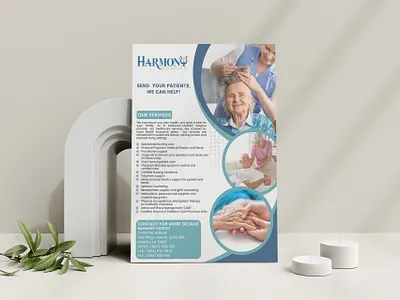 Human Caring/ Hospital Flyer stylishflyer