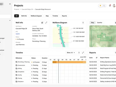 SaaS Platform for Well Drilling & Construction Management custom software energy energy management energy management software hire developers oil and gas outsourcing software development staff augmentation well drilling well drilling system