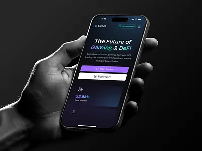 Exora – Clean Web3 DeFi & Crypto Landing Page Design blockchain clean design crypto defi gaming landing page minimal mobile mobile app product design tech ui ui design ux web web design web3