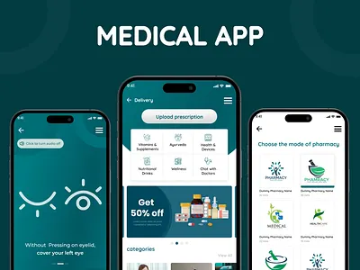 💊 Medical App – Modern Healthcare at Your Fingertips appdesign branding creativedesign darkmode dashboarddesign design designdaily figma illustration interactiondesign minimaldesign mobiledesign moderndesign modernui productdesign prototype ui uidesign ux uxdesign