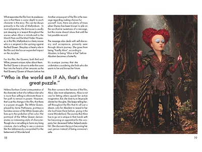 Typography / Article graphic design typography