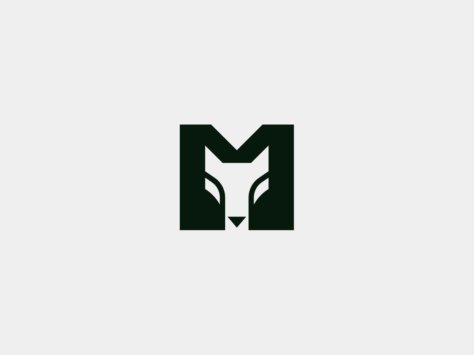 M and wolf logo brand branding design elegant graphic design letter logo logo design logo designer logodesign logodesigner logotype m minimalism minimalistic modern negative space wolf