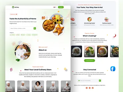 Akl Beity - Customer Landing Page branding clean clear design food illustration interface landingpage logo order restaurant ui ui design ux web web design website