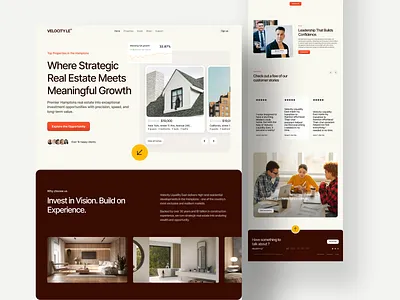 🏡 Velocity Liquidity East – Real Estate Investment Platform investement platform landingpage minimal design modern landing page realestate landing page realestate web ux design web design