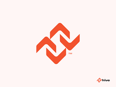 Hive; Home IoT Company Logo Design arrow brand designer branding branding agency color future home home renovation house iot letter h logo logo design logo design agency logo designer logo icon smart home logo symbol unused logo up