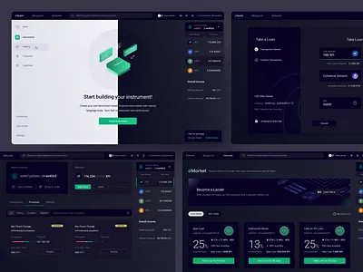 DeFi Platform — Cosmos Ecosystem blockchain cdp cosmos crypto crypto ux defi financial instruments product design research token creation ui ux wallet web3