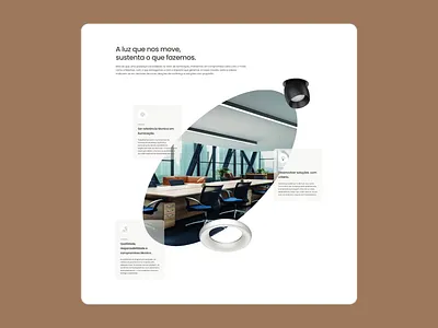 Led lights website animation branding brown design development e commerce ecommerce illustration lamp lamps led lights logo office ui ux web webdesign