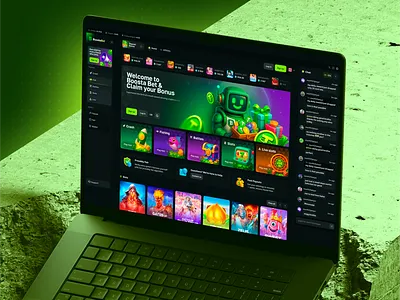 BoostaBet casino casino app casino banner casino character casino dashboard casino design casino games casino ui casino ui ux crypto casino gambling gambling design gambling ui igaming mini game slot game slots slots design web design web gaming