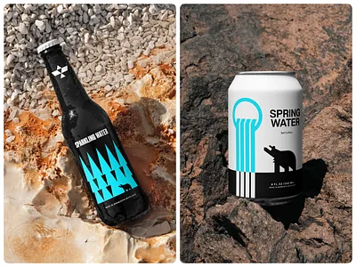 Anonymous Grizzly – Beverage Packaging animal bear beverage bottle branding design drink forest label landscape minnesota nature organic outdoors packaging pines product visual identity waterfall wilderness