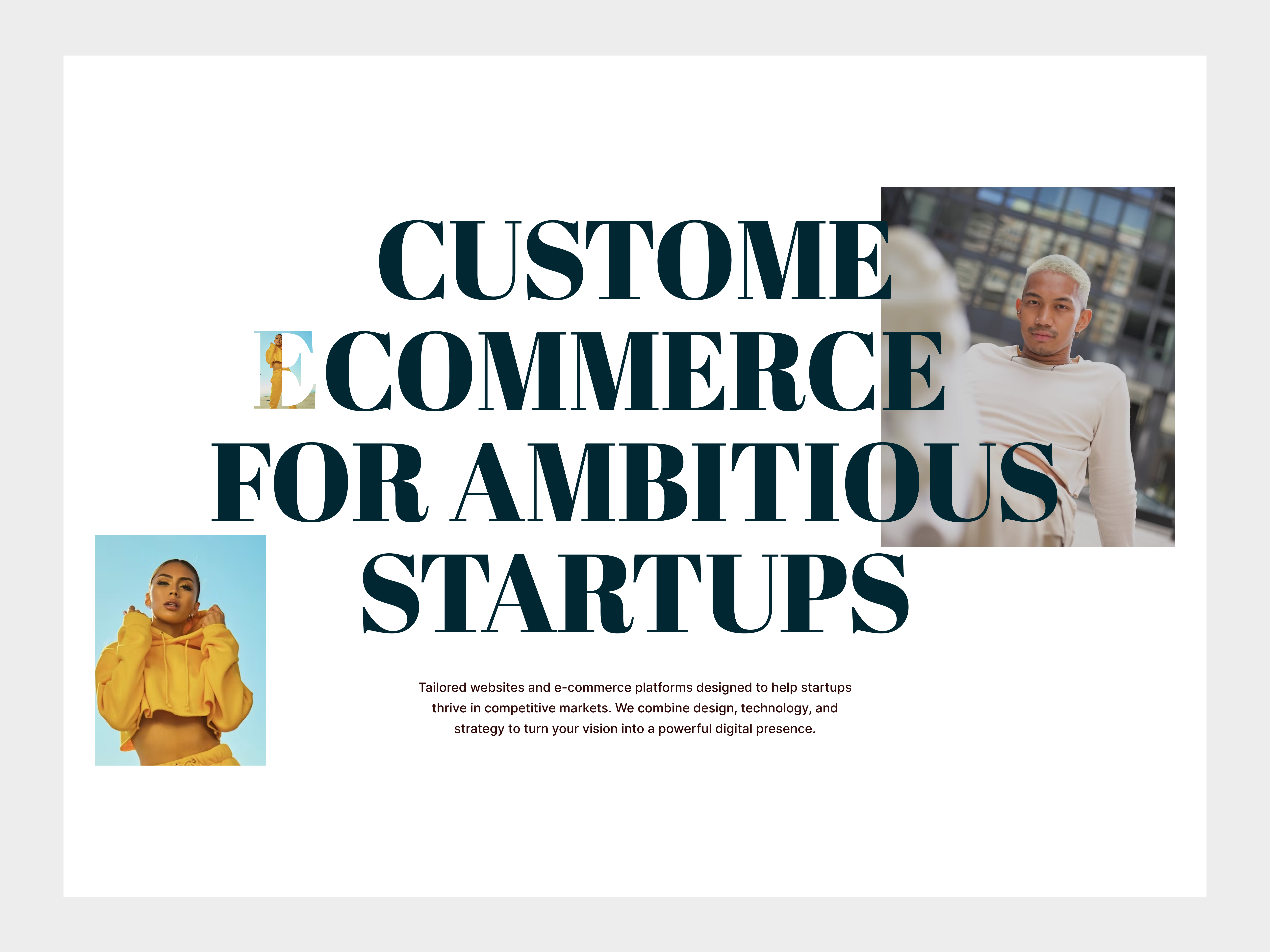 Modern E-Commerce Solution designinspiration ecommerce herosection landingpage modernui onlinestore shopdesign startup uidesign uiux uxdesign webdesign website