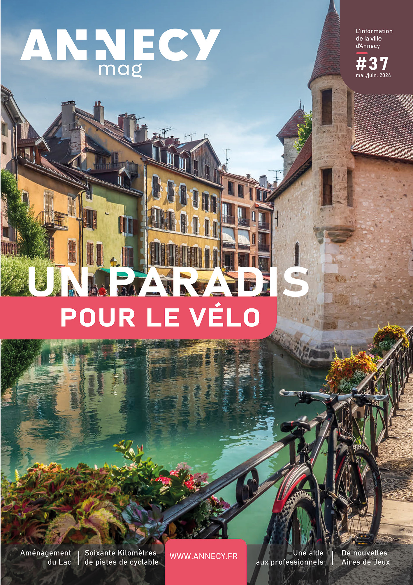 Annecy "Le Mag" design graphic design marketing print