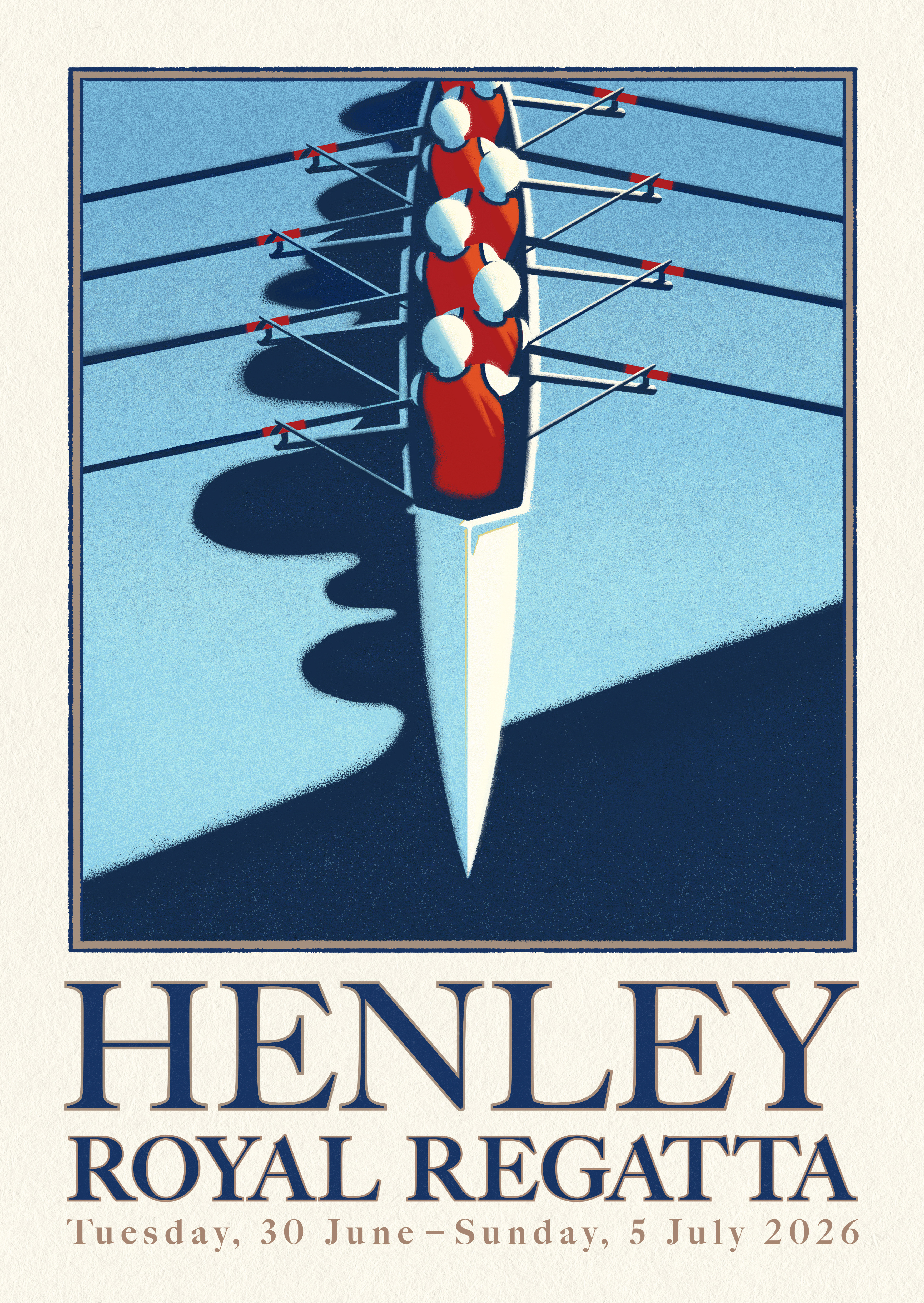 Henley Rowing Poster crew event poster illustration plakat poster race poster regatta retro row rowing poster sports poster travel poster vintage